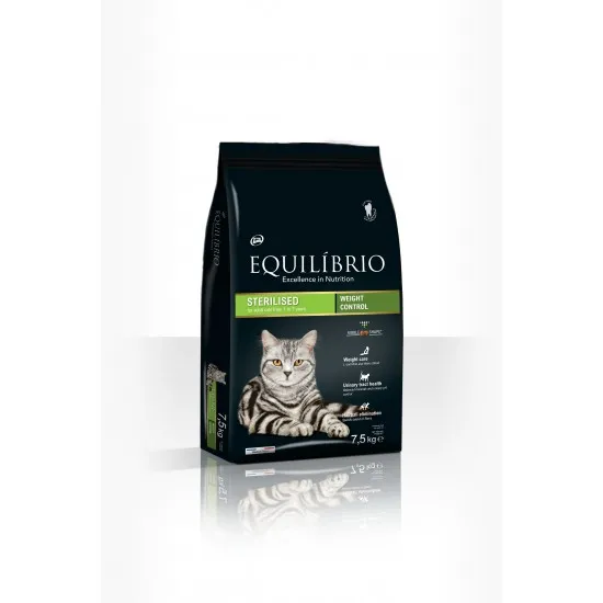 Equilibrio Adult Cat Sterilized - Пълноценна храна за кастрирани израснали котки 2 кг