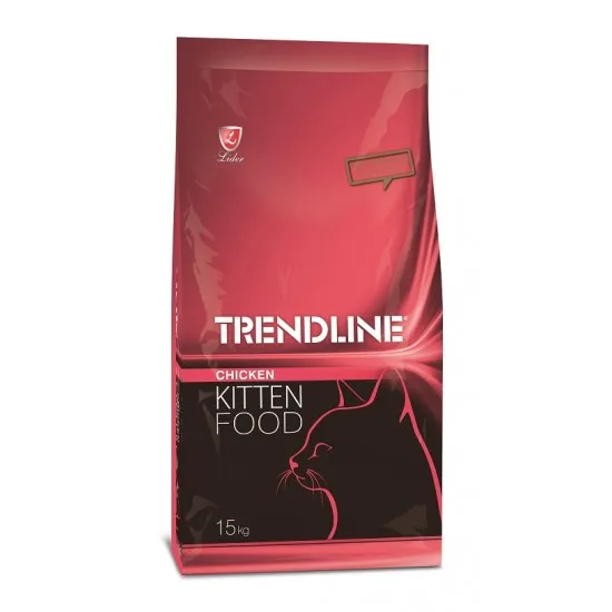 Trendline Chicken Kitten Food - Пълноценна храна за подрастващи котки от всички породи с пилешко - НАСИПНА за кг