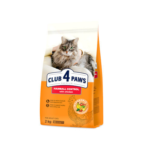 CLUB 4 PAWS PREMIUM за възрастни котки Контрол на топчетата с косми - НАСИПНА за кг