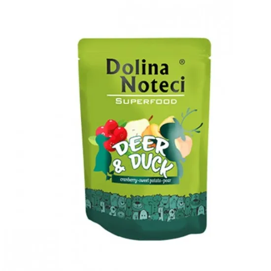 Dolina Noteci Superfood pouch 300gr - Dolina Superfood пауч с Еленско и Патица 300гр