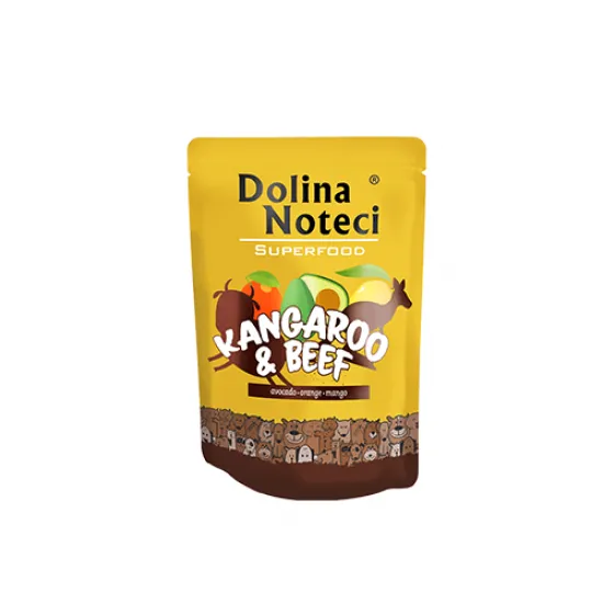 Dolina Noteci Superfood Pouch 300gr - Dolina Superfood пауч с кенгуру и телешко 300гр